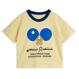 Table tennis contrast rib sp ss tee van Mini Rodini | Kids Conceptstore Le Fanfare
