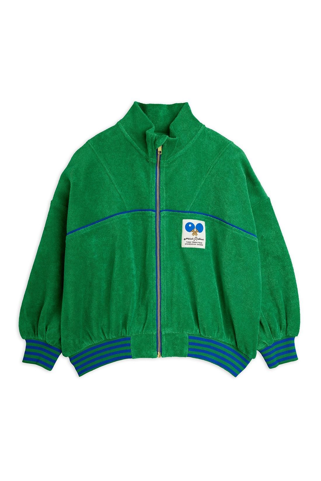Table tennis patch terry cardigan van Mini Rodini | Kids Conceptstore Le Fanfare