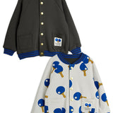 Table tennis reversible baseball cardigan van Mini Rodini | Kids Conceptstore Le Fanfare