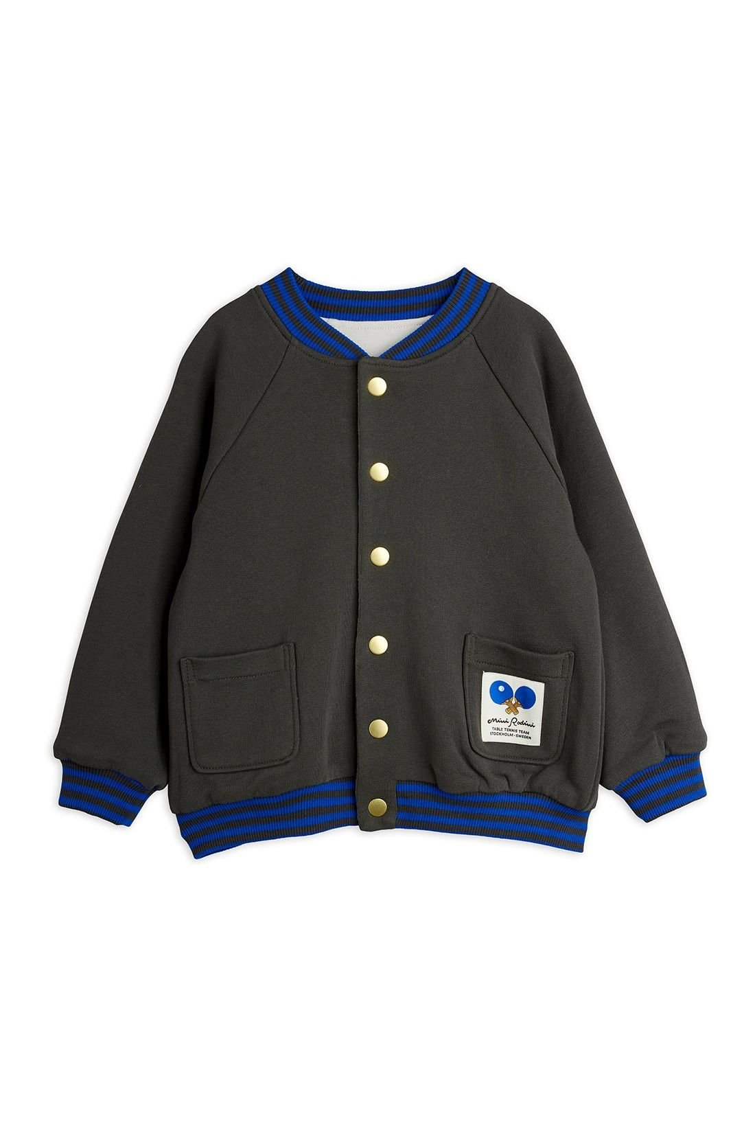 Table tennis reversible baseball cardigan van Mini Rodini | Kids Conceptstore Le Fanfare
