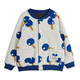 Table tennis reversible baseball cardigan van Mini Rodini | Kids Conceptstore Le Fanfare