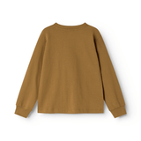 Tad LS | Cotton Jersey - Deep Caramel van MarMar Copenhagen | Kids Conceptstore Le Fanfare