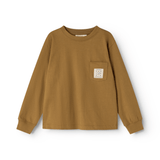 Tad LS | Cotton Jersey - Deep Caramel van MarMar Copenhagen | Kids Conceptstore Le Fanfare