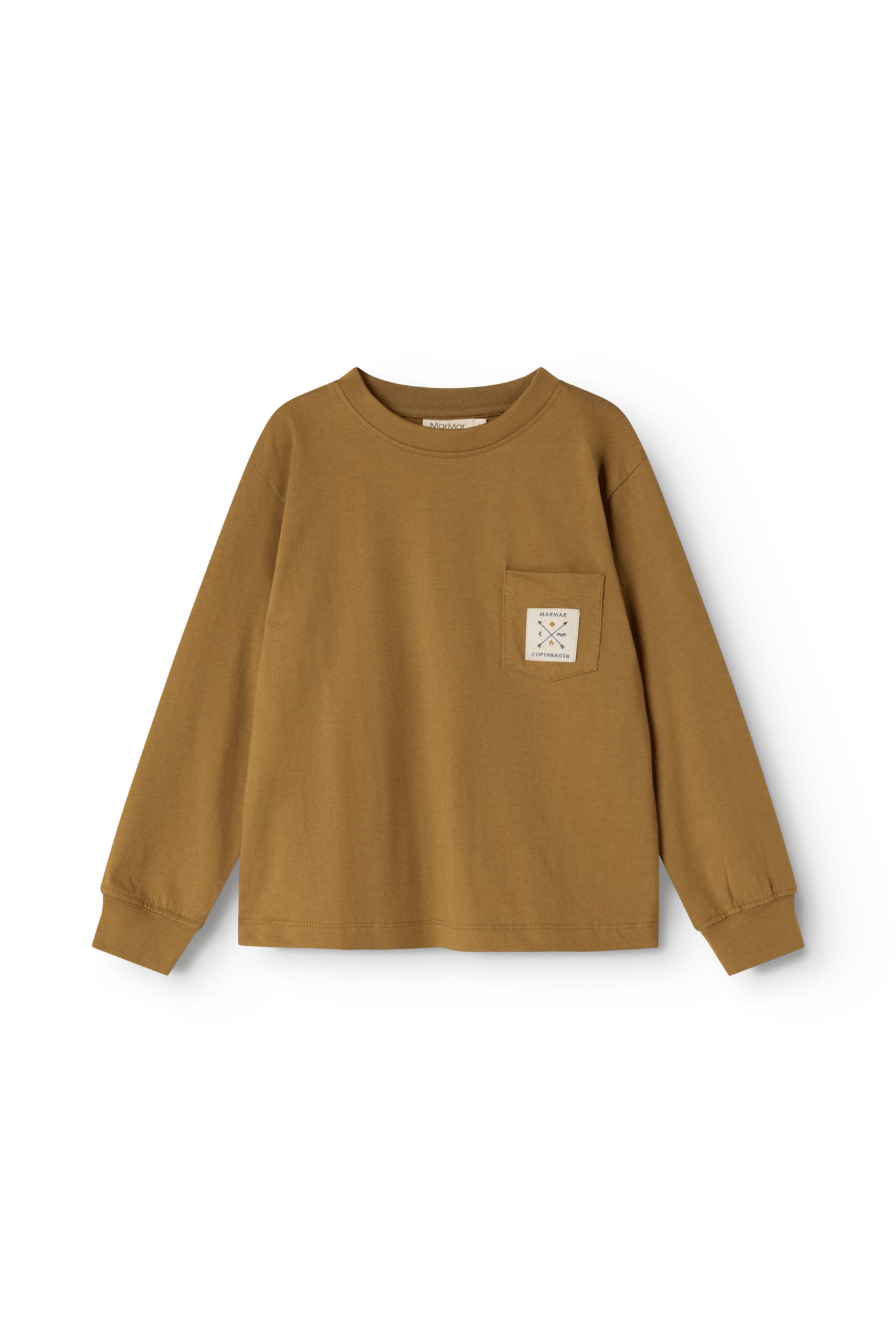 Tad LS | Cotton Jersey - Deep Caramel van MarMar Copenhagen | Kids Conceptstore Le Fanfare