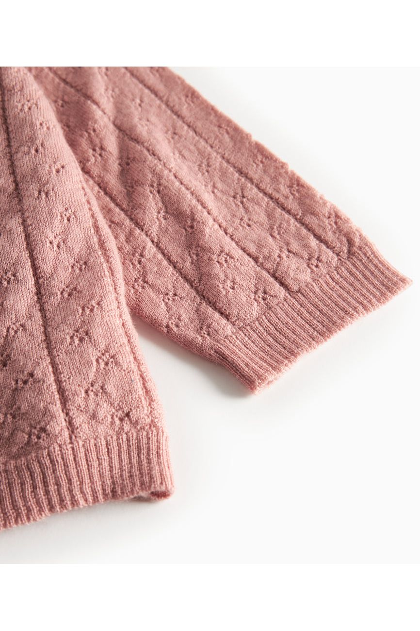 Taki - Light Merino Pointelle - Rose Parfait van MarMar Copenhagen | Kids Conceptstore Le Fanfare