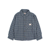 Tartan shirt - Navy van Búho | Kids Conceptstore Le Fanfare