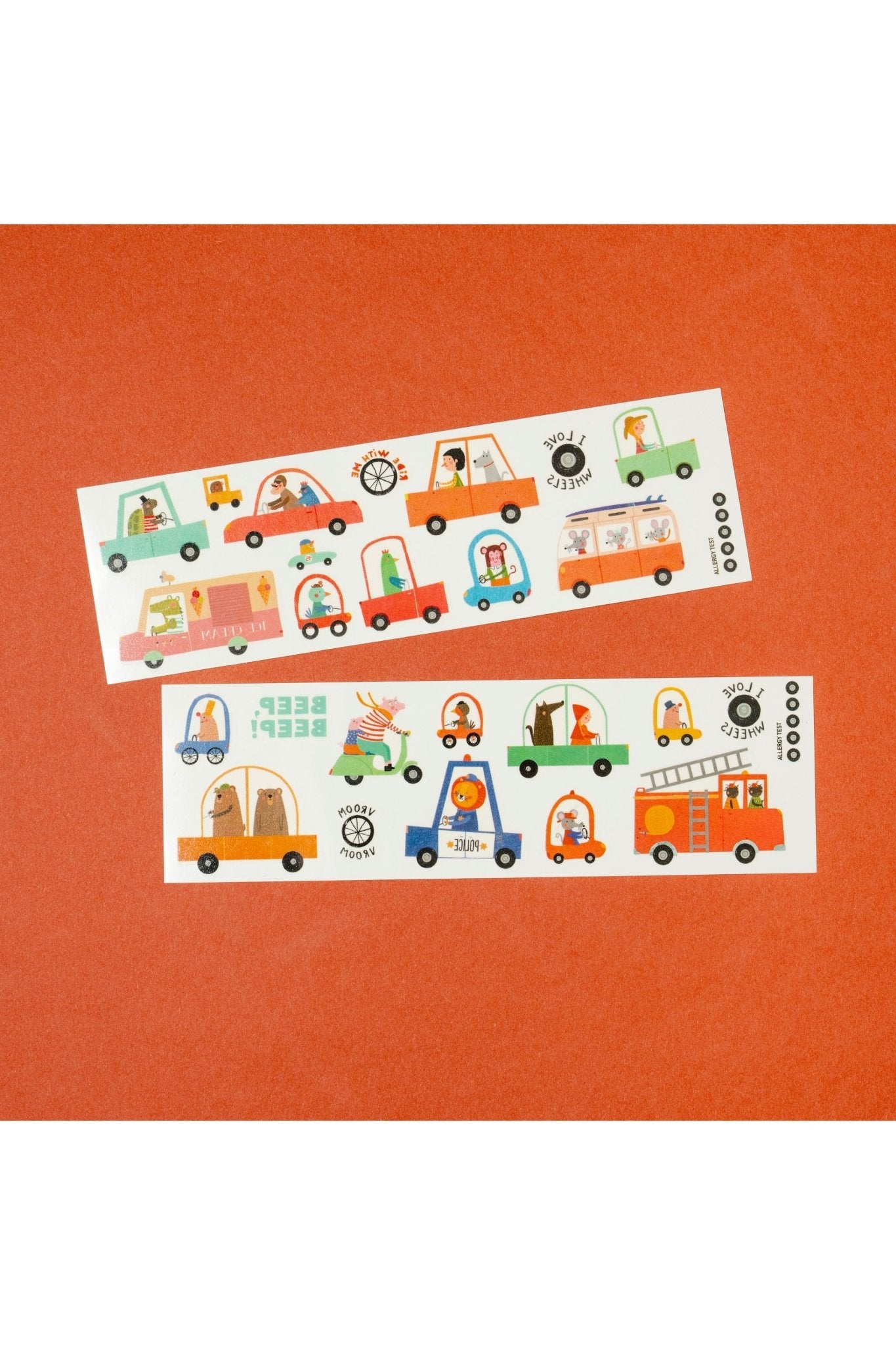 Tattoos - Beep, beep! van Londji | Kids Conceptstore Le Fanfare