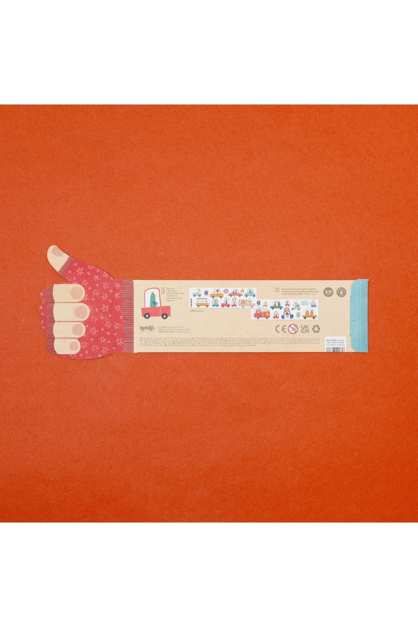 Tattoos - Beep, beep! van Londji | Kids Conceptstore Le Fanfare