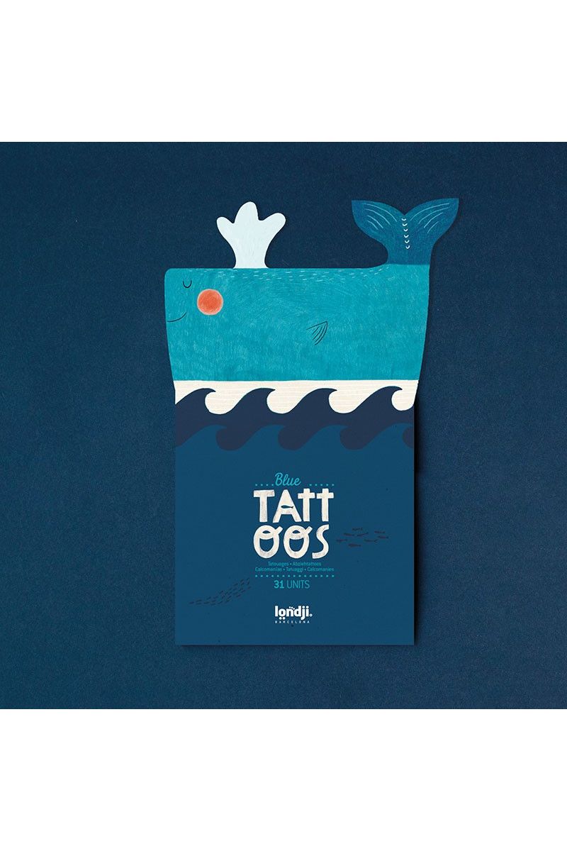 Tattoos - Blue van Londji | Kids Conceptstore Le Fanfare