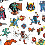 Tattoos helden versus schurken van Djeco | Kids Conceptstore Le Fanfare
