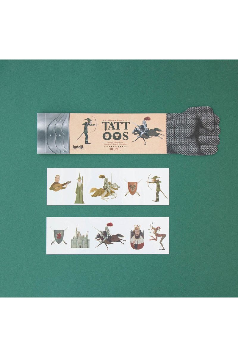 Tattoos - Medieval van Londji | Kids Conceptstore Le Fanfare