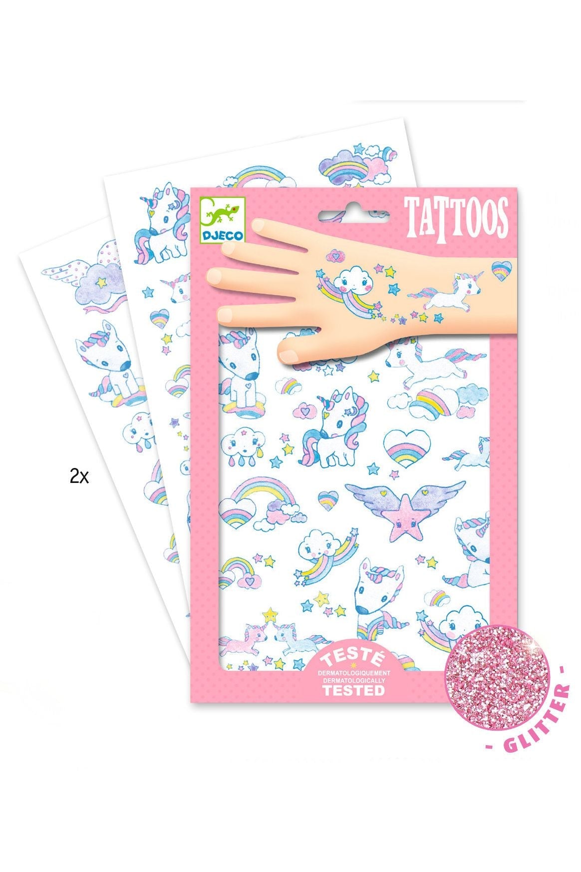 Tattoos Unicorns van Djeco | Kids Conceptstore Le Fanfare