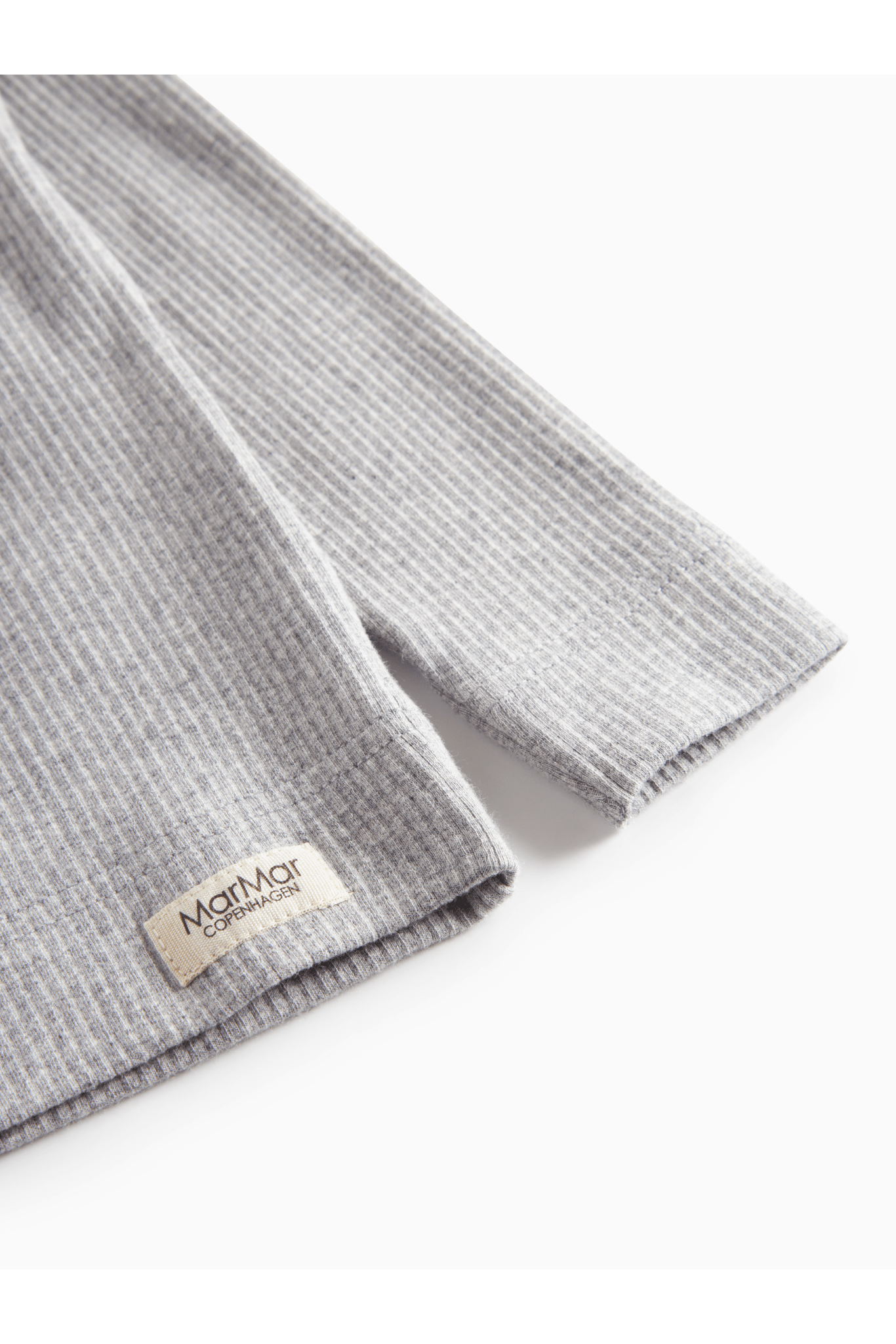 Tee LS - Modal Melange - Light Grey Melange van MarMar Copenhagen | Kids Conceptstore Le Fanfare