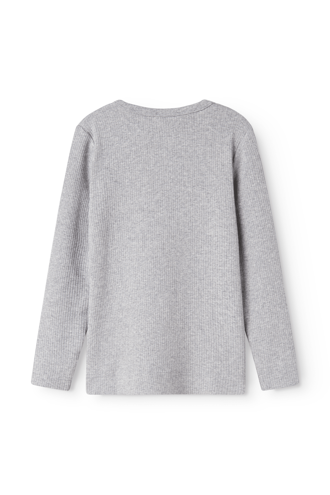 Tee LS - Modal Melange - Light Grey Melange van MarMar Copenhagen | Kids Conceptstore Le Fanfare