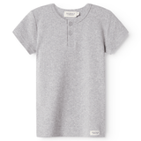 Tee SS - Modal Melange - Light Grey Melange van MarMar Copenhagen | Kids Conceptstore Le Fanfare