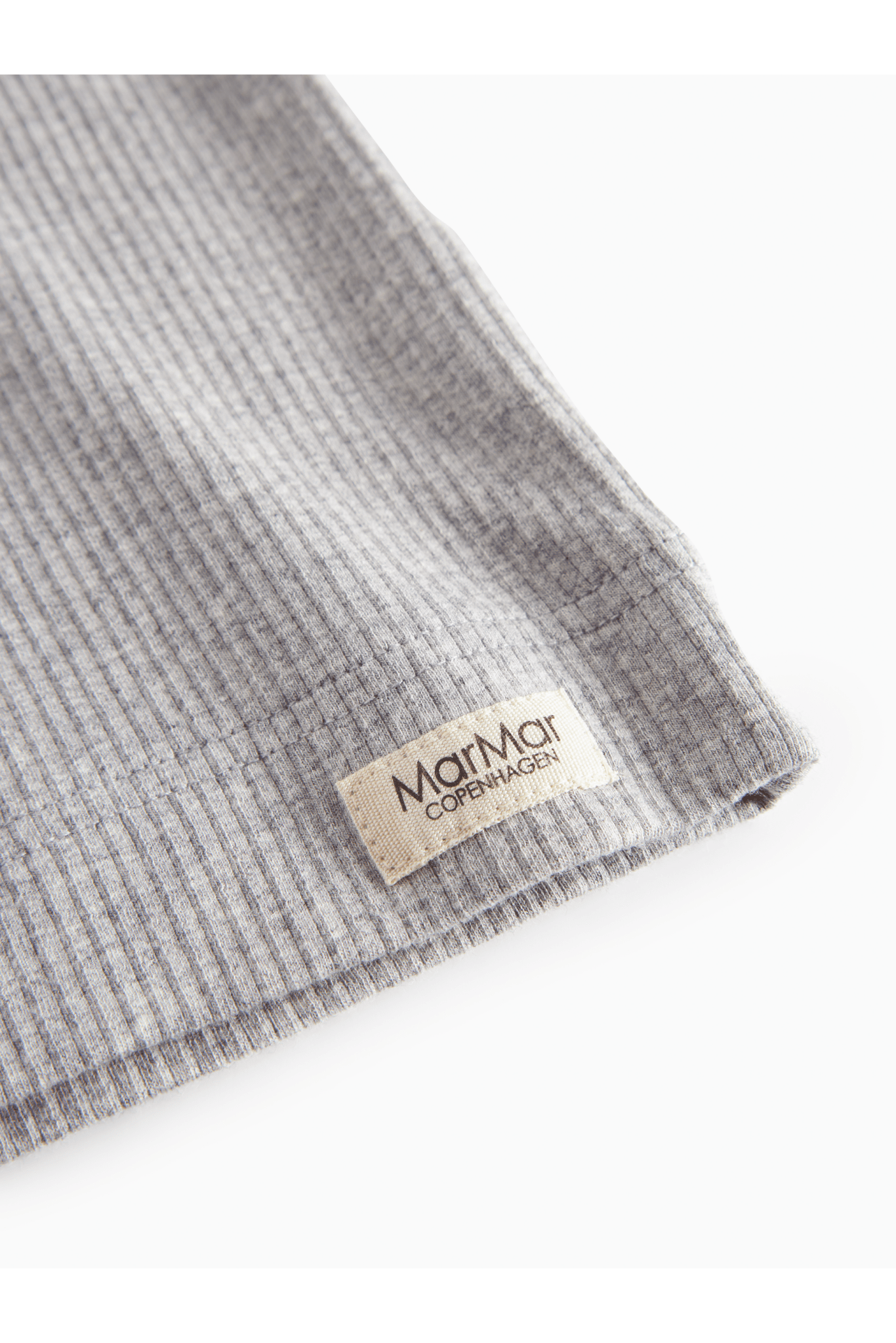Tee SS - Modal Melange - Light Grey Melange van MarMar Copenhagen | Kids Conceptstore Le Fanfare