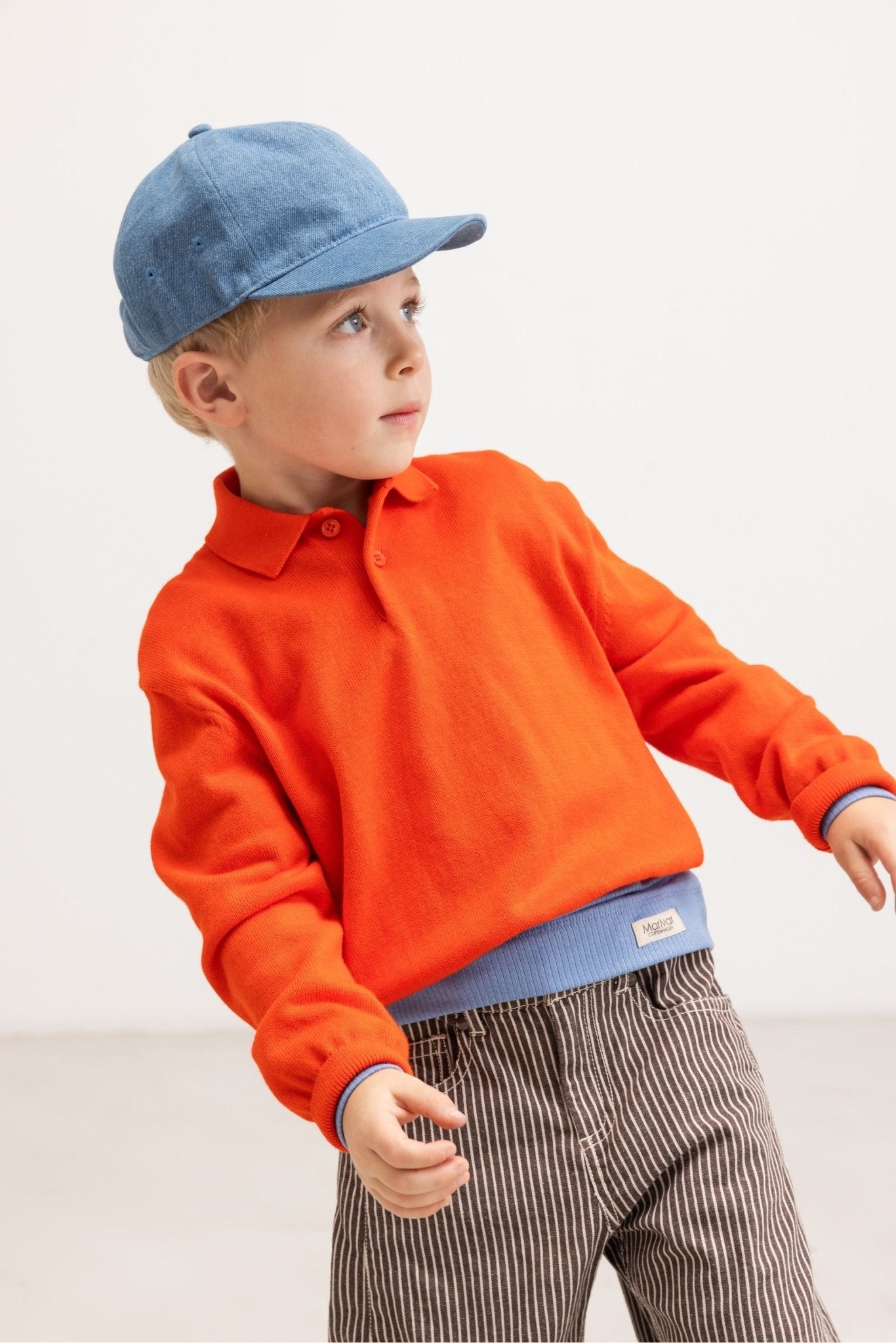 Teno Polo | Cotton Knit Plain - Grapefruit van MarMar Copenhagen | Kids Conceptstore Le Fanfare