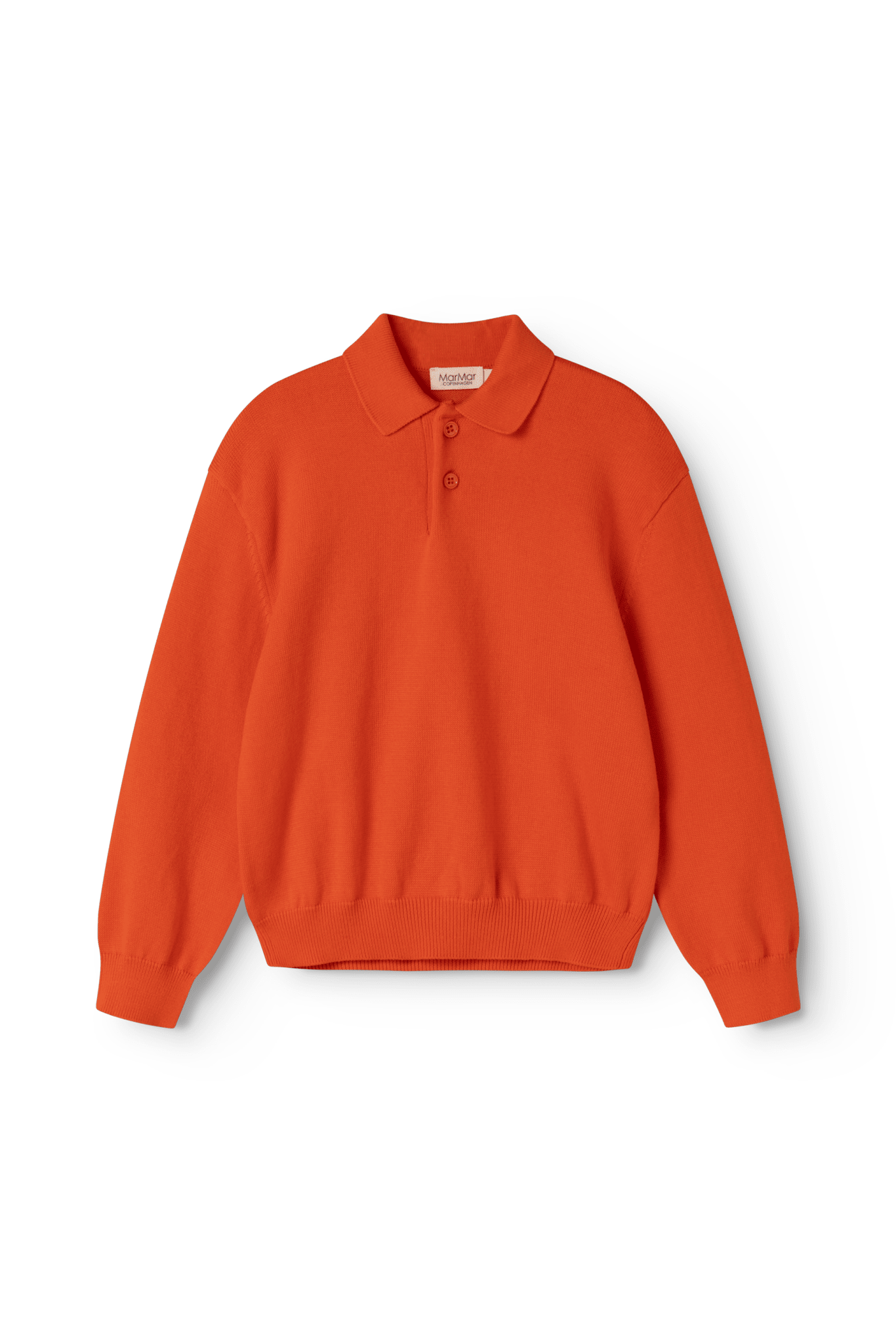 Teno Polo | Cotton Knit Plain - Grapefruit van MarMar Copenhagen | Kids Conceptstore Le Fanfare
