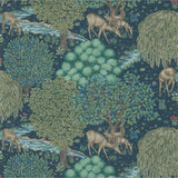 The Brook Wallpaper - Dark Blue van Morris & Co | Kids Conceptstore Le Fanfare