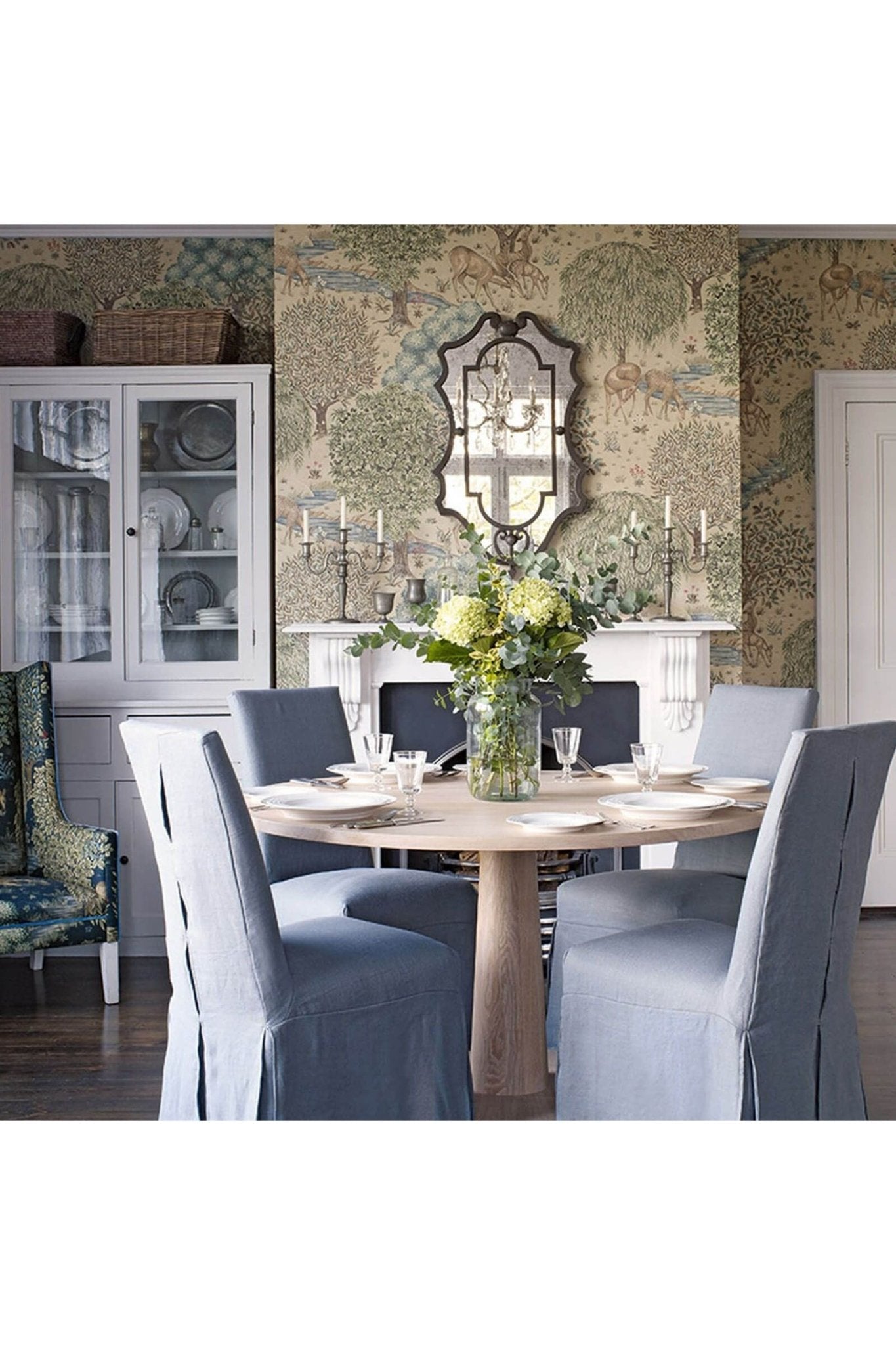 The Brook Wallpaper - Linen van Morris & Co | Kids Conceptstore Le Fanfare