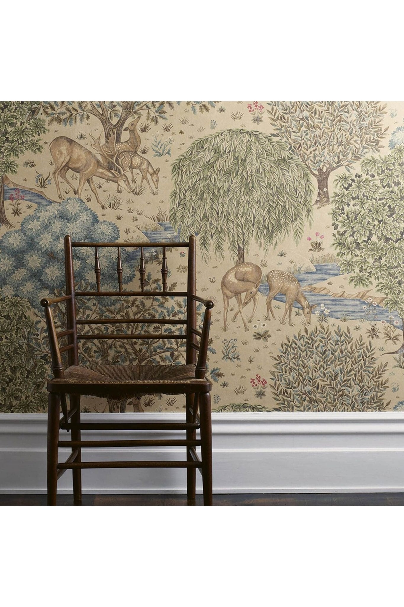The Brook Wallpaper - Linen van Morris & Co | Kids Conceptstore Le Fanfare