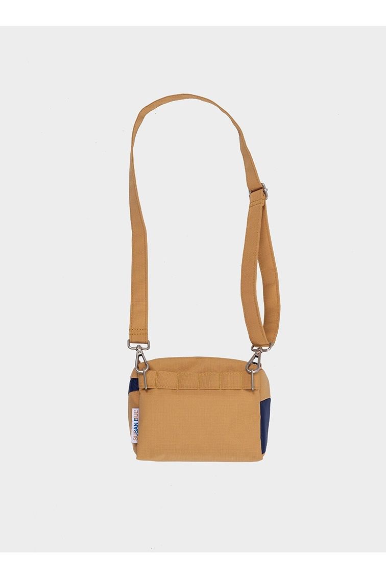 The New Bum Bag Camel & Navy Small van SUSAN BIJL | Kids Conceptstore Le Fanfare