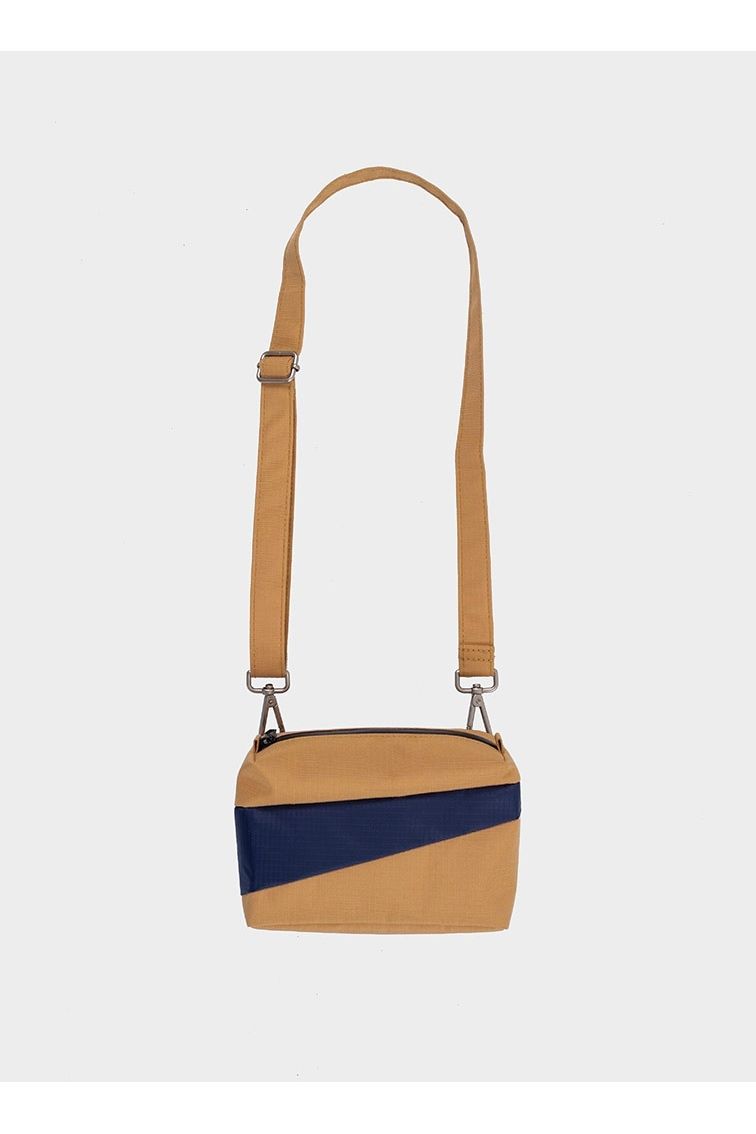 The New Bum Bag Camel & Navy Small van SUSAN BIJL | Kids Conceptstore Le Fanfare