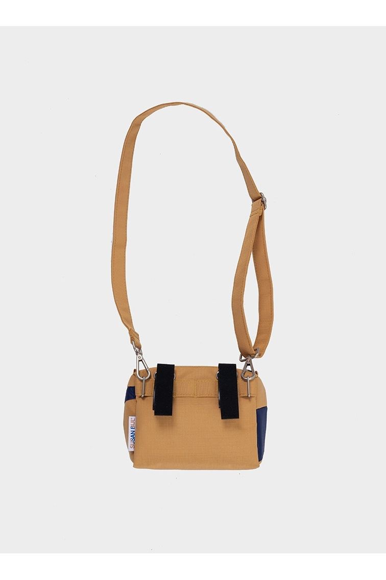 The New Bum Bag Camel & Navy Small van SUSAN BIJL | Kids Conceptstore Le Fanfare