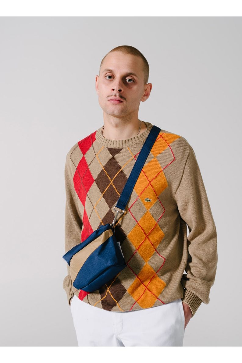 The New Bum Bag Navy & Camel Small van SUSAN BIJL | Kids Conceptstore Le Fanfare