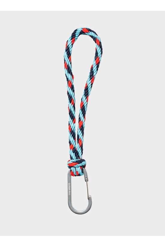The New Kumihimo Keychain Key Blue & Red Alert van SUSAN BIJL | Kids Conceptstore Le Fanfare