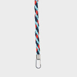 The New Kumihimo Strap Key Blue & Red Alert van SUSAN BIJL | Kids Conceptstore Le Fanfare