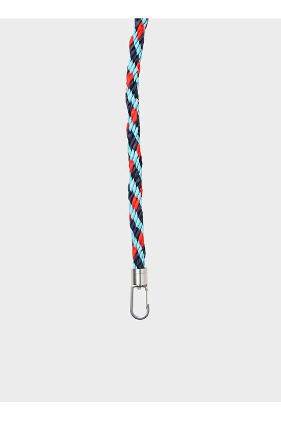 The New Kumihimo Strap Key Blue & Red Alert van SUSAN BIJL | Kids Conceptstore Le Fanfare