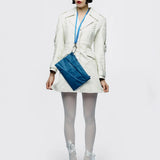 The New Pouch Dark Petrol Medium van SUSAN BIJL | Kids Conceptstore Le Fanfare