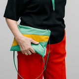 The New Pouch Holly Green & Calendula Medium van SUSAN BIJL | Kids Conceptstore Le Fanfare