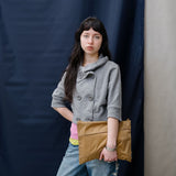 The New Pouch Mono Camel Large van SUSAN BIJL | Kids Conceptstore Le Fanfare