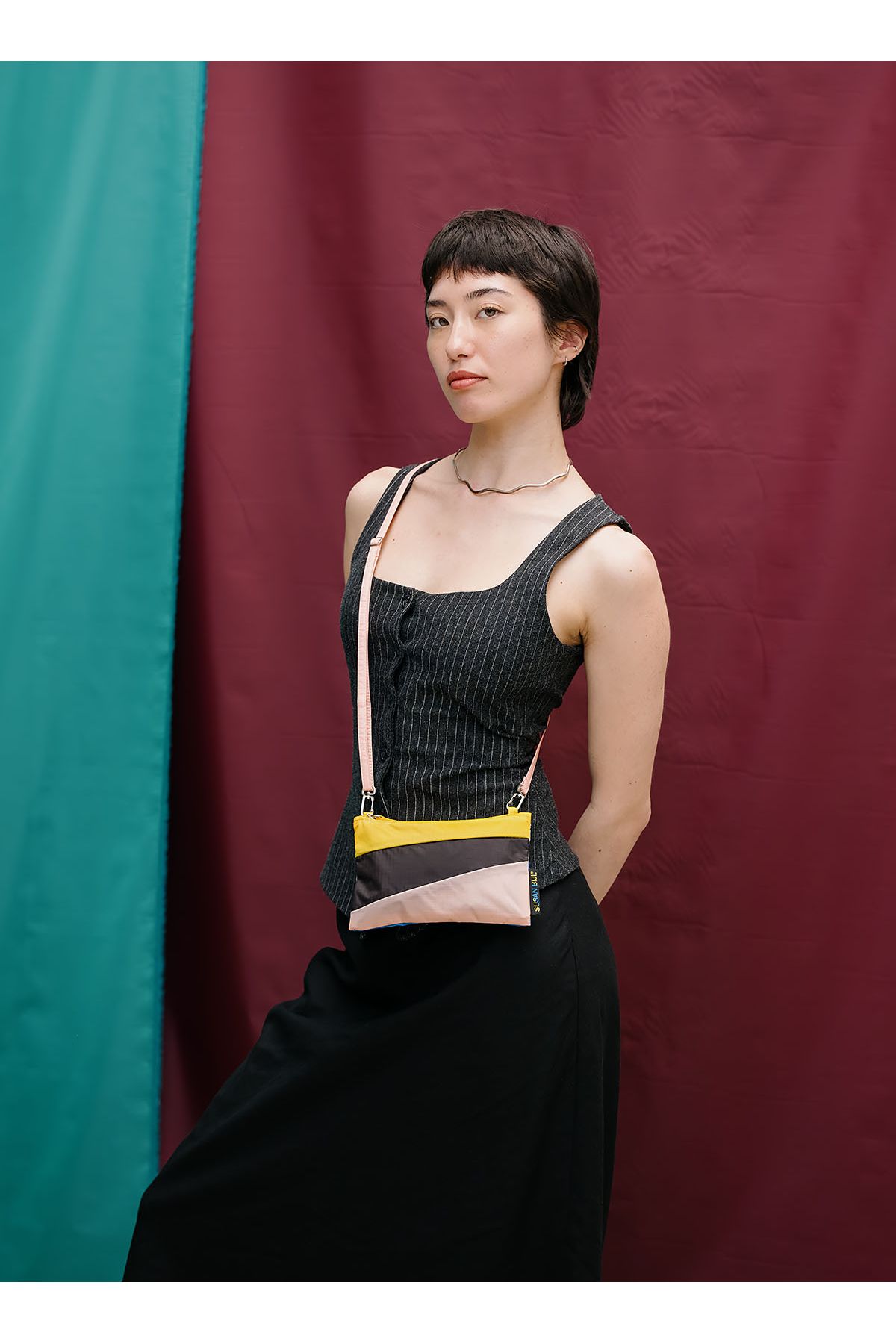 The New Pouch Multi Black Small van SUSAN BIJL | Kids Conceptstore Le Fanfare