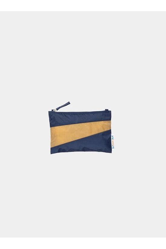 The New Pouch Navy & Camel Small van SUSAN BIJL | Kids Conceptstore Le Fanfare