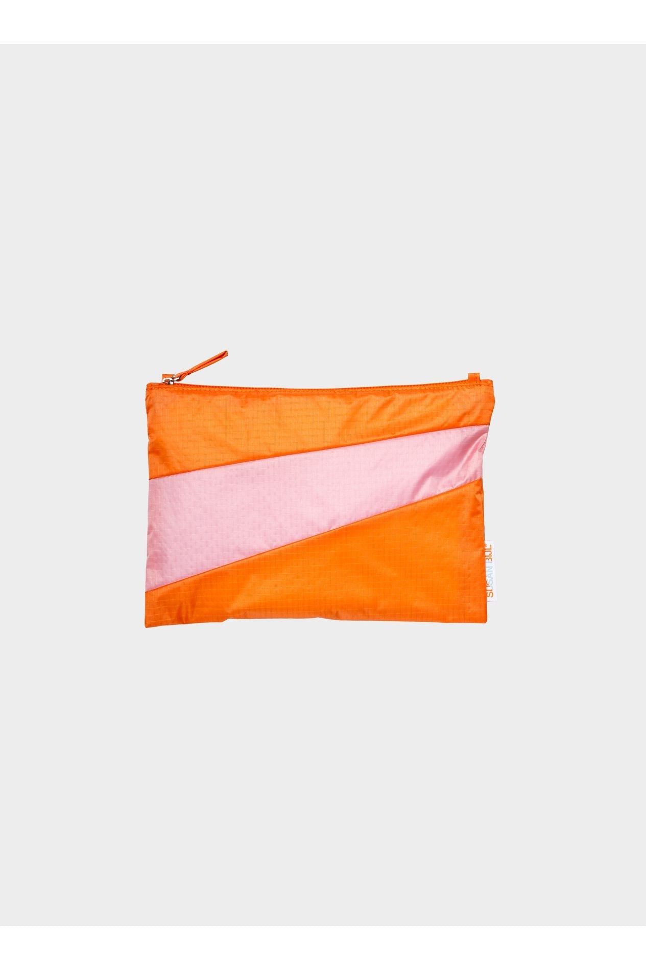The New Pouch Orange & Pink Panther Medium van SUSAN BIJL | Kids Conceptstore Le Fanfare