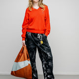 The New Shopping Bag Cinnamon & Surf Spray Large van SUSAN BIJL | Kids Conceptstore Le Fanfare