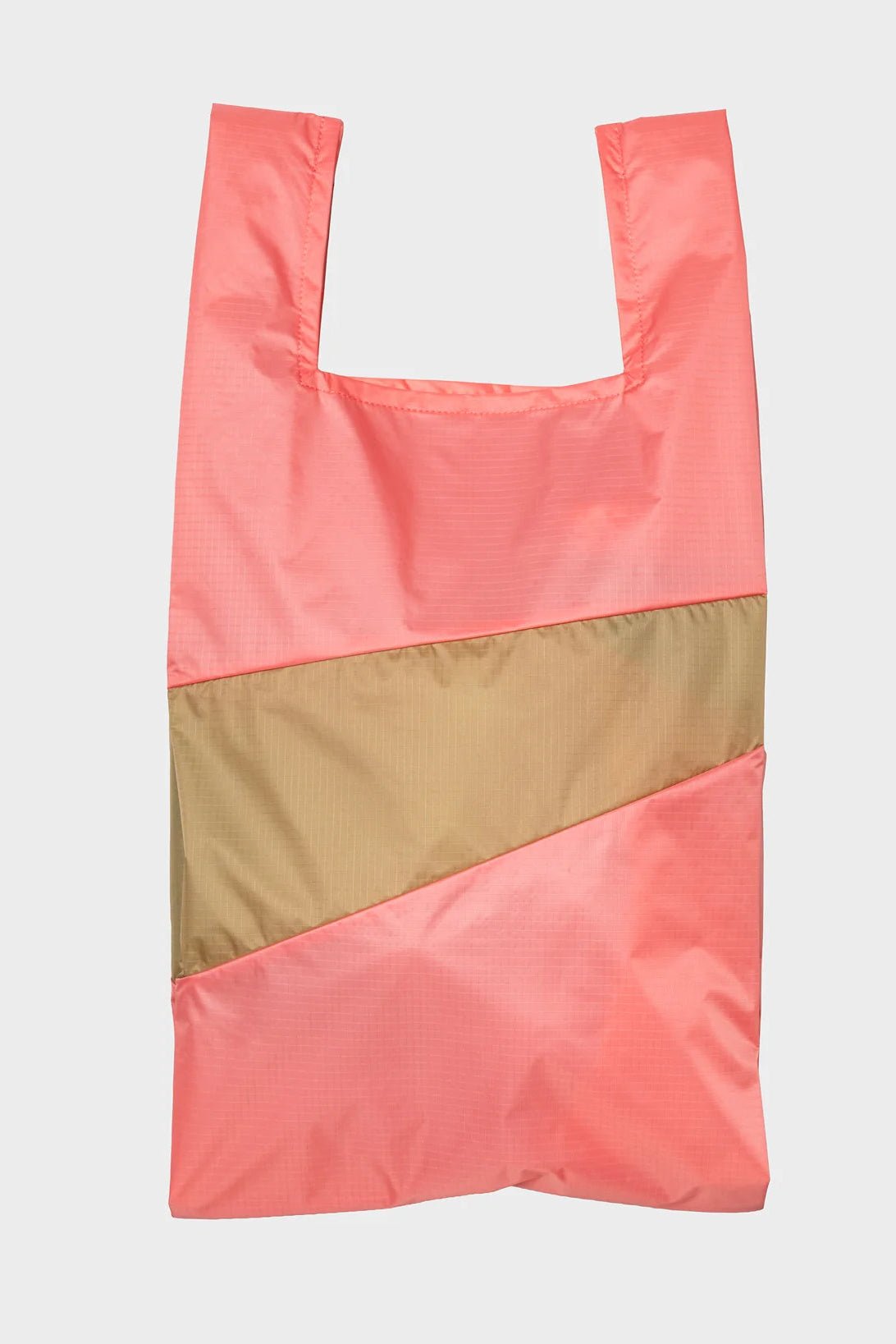 The New Shopping Bag Coral & Moss Large van SUSAN BIJL | Kids Conceptstore Le Fanfare