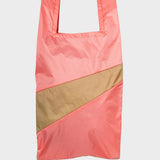 The New Shopping Bag Coral & Moss Medium van SUSAN BIJL | Kids Conceptstore Le Fanfare