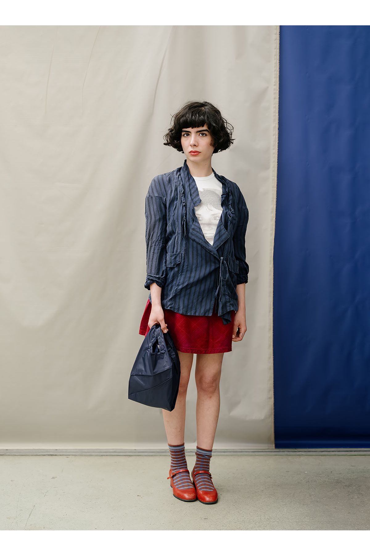 The New Shopping Bag Mono Water Small van SUSAN BIJL | Kids Conceptstore Le Fanfare