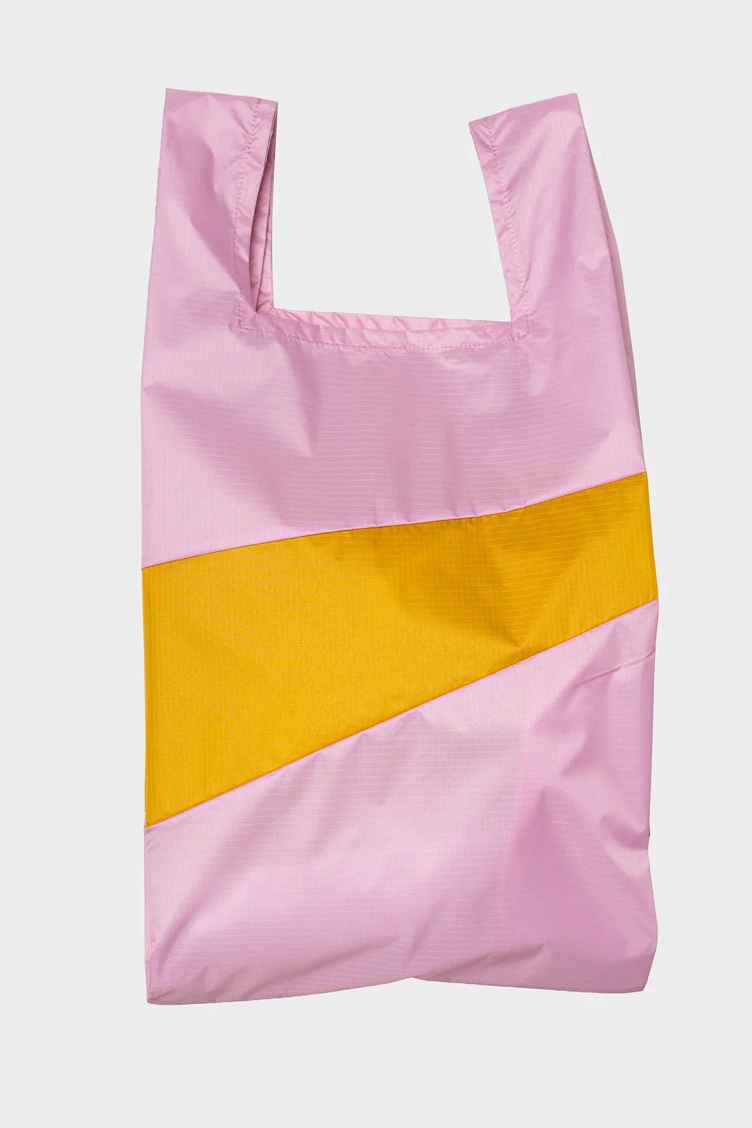 The New Shopping Bag Pale Pink & Lino Large van SUSAN BIJL | Kids Conceptstore Le Fanfare