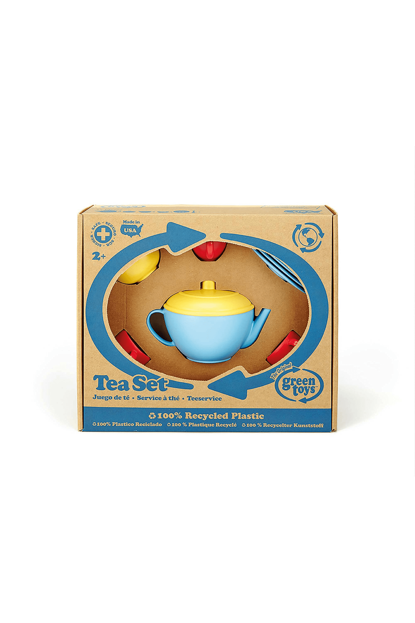 Theeset blauw - gerecycled van Green Toys | Kids Conceptstore Le Fanfare