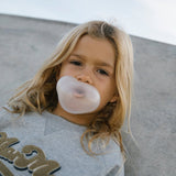 Theos - Double Jersey - Dark Bronze Logo van MarMar Copenhagen | Kids Conceptstore Le Fanfare