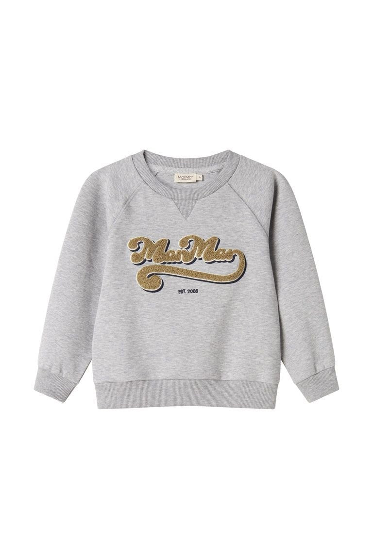 Theos - Double Jersey - Dark Bronze Logo van MarMar Copenhagen | Kids Conceptstore Le Fanfare