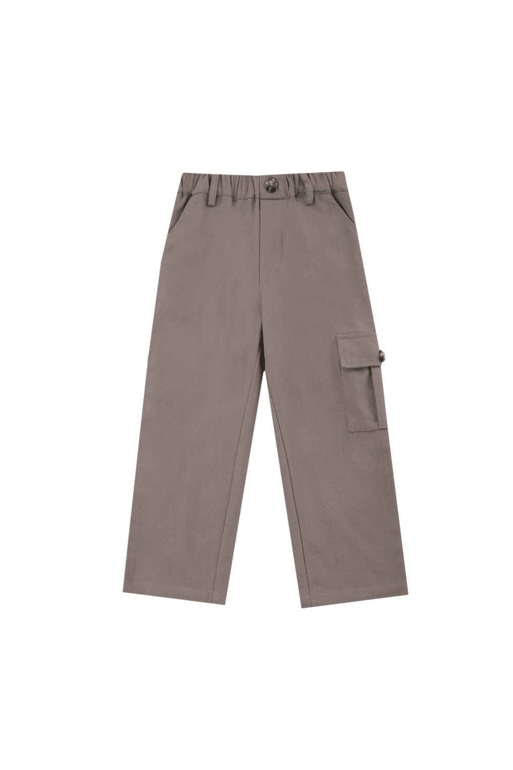Theoule Trousers - Dark Taupe Melange van Donsje Amsterdam | Kids Conceptstore Le Fanfare