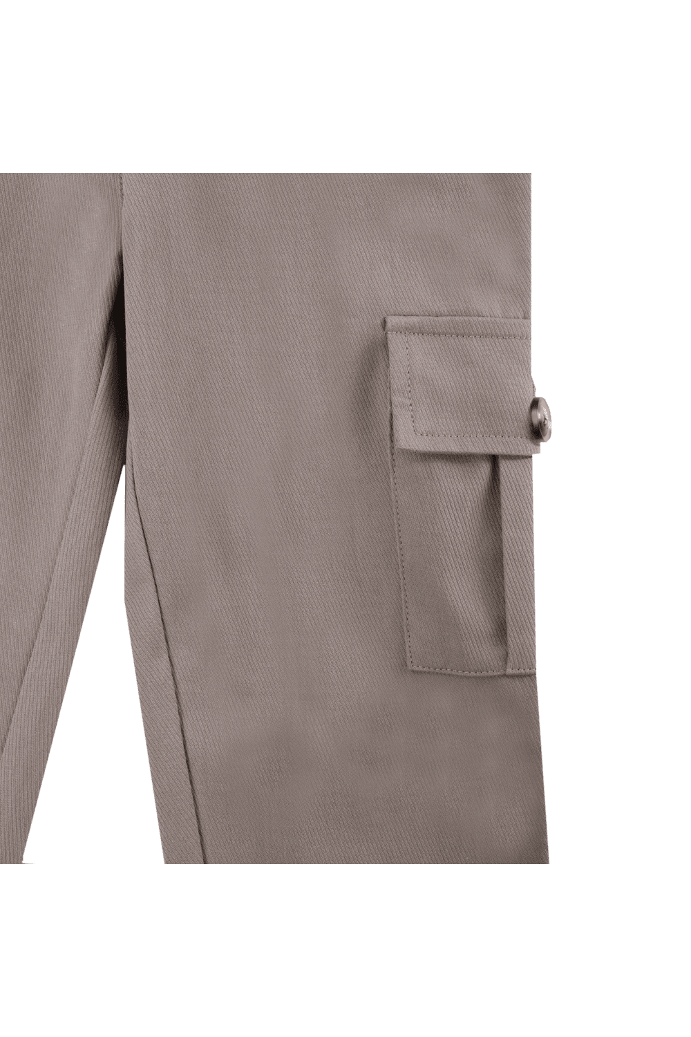 Theoule Trousers - Dark Taupe Melange van Donsje Amsterdam | Kids Conceptstore Le Fanfare