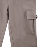 Theoule Trousers - Dark Taupe Melange van Donsje Amsterdam | Kids Conceptstore Le Fanfare