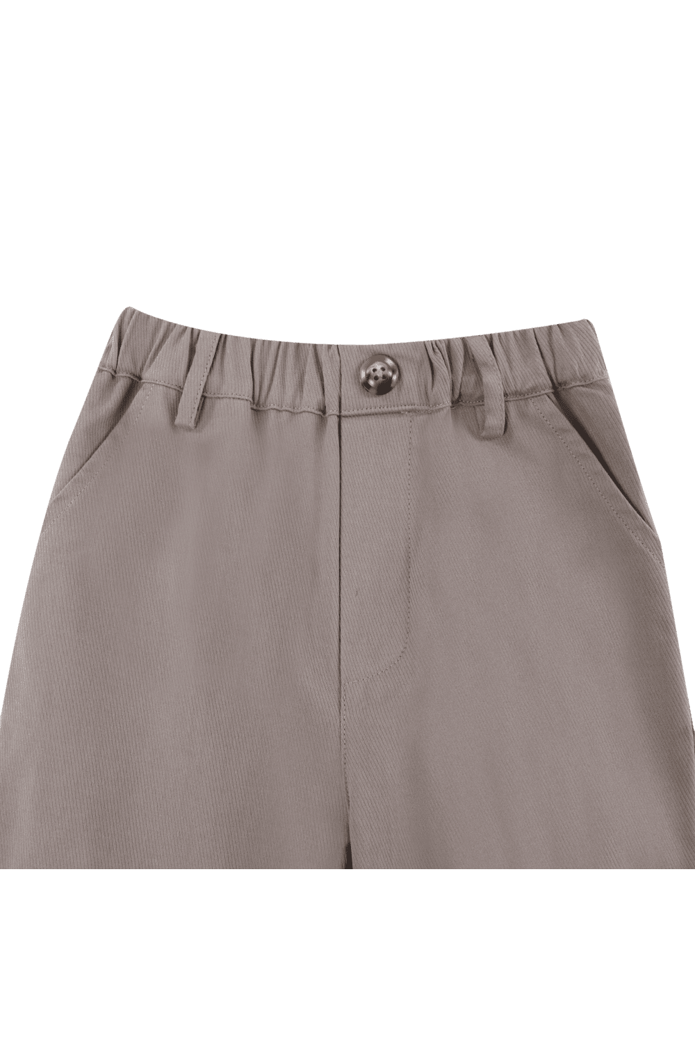 Theoule Trousers - Dark Taupe Melange van Donsje Amsterdam | Kids Conceptstore Le Fanfare